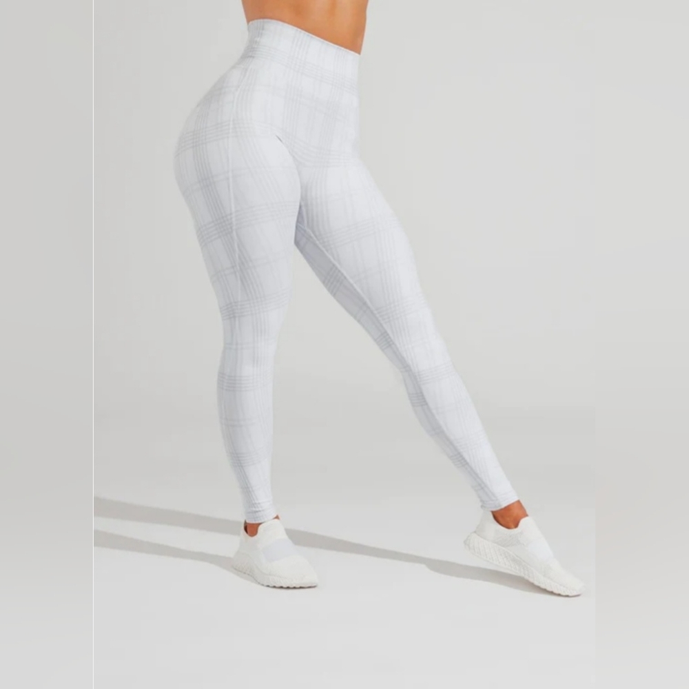 Buffbunny Limitless Leggings Snow Plaid